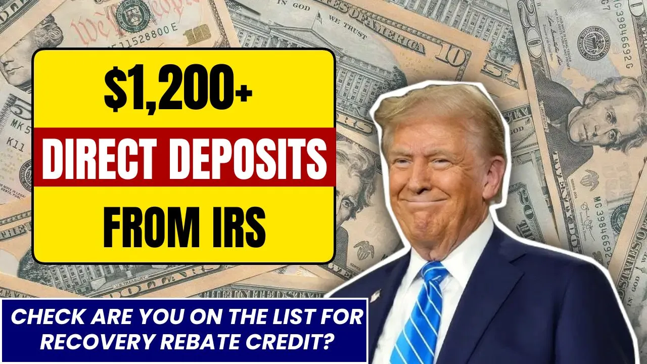 $1200+ Direct Deposits from IRS