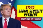 $1545 Social Security Payment