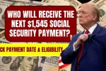 $1545 Social Security Payment