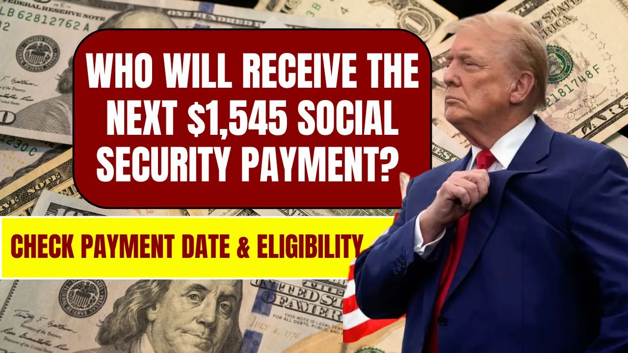 $1545 Social Security Payment