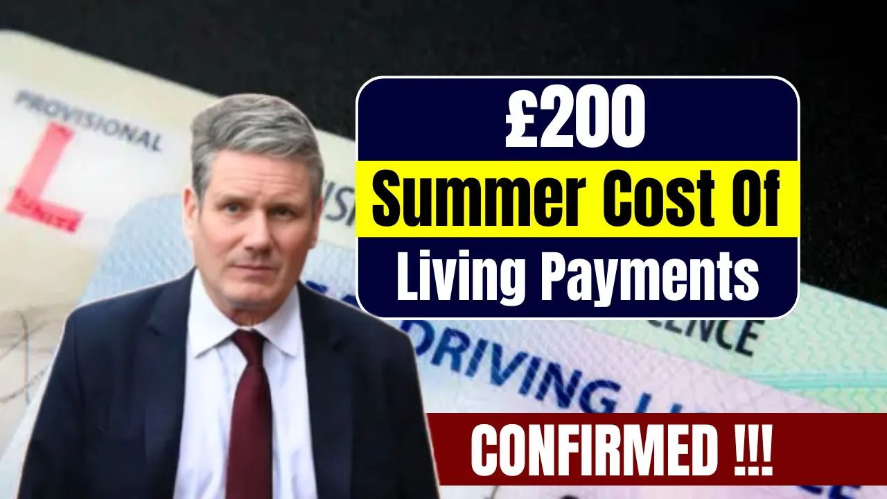 £200 Summer Cost Of Living Payments
