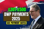 2025 DWP Payments £301–£500