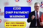 £230 DWP Payment Warning