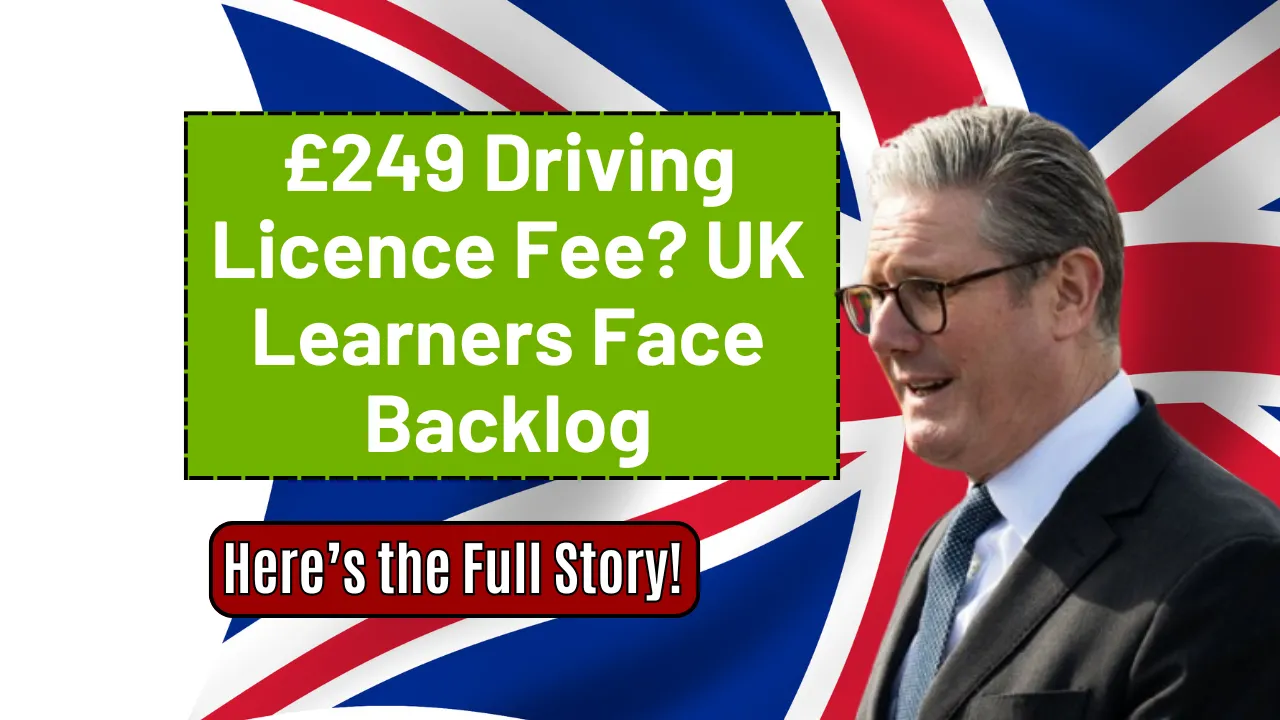 £249 Driving Licence Fee? UK Learners Face Backlog