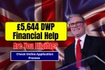 £5644 DWP Financial Help