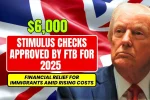 $6000 Stimulus Checks 2025