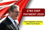 £780 DWP Payment 2025