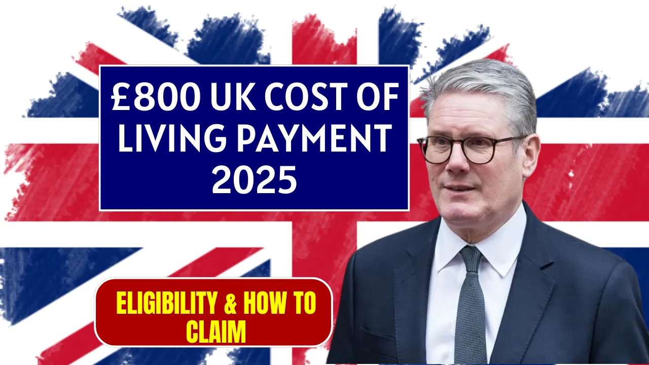 £800 UK Cost of Living Payment 2025