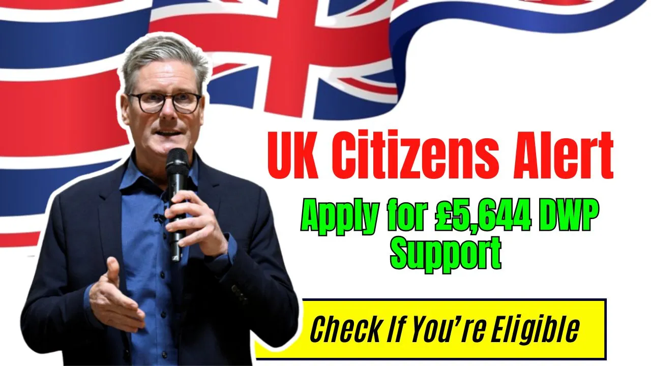 Apply for £5,644 DWP Support
