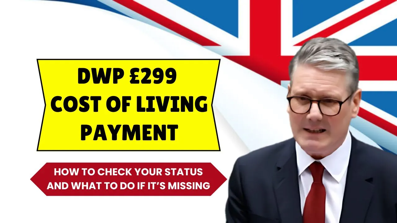 DWP £299 Cost of Living Payment