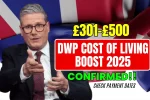 DWP Cost of Living Boost 2025