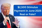 $2500 Stimulus Check June 2025