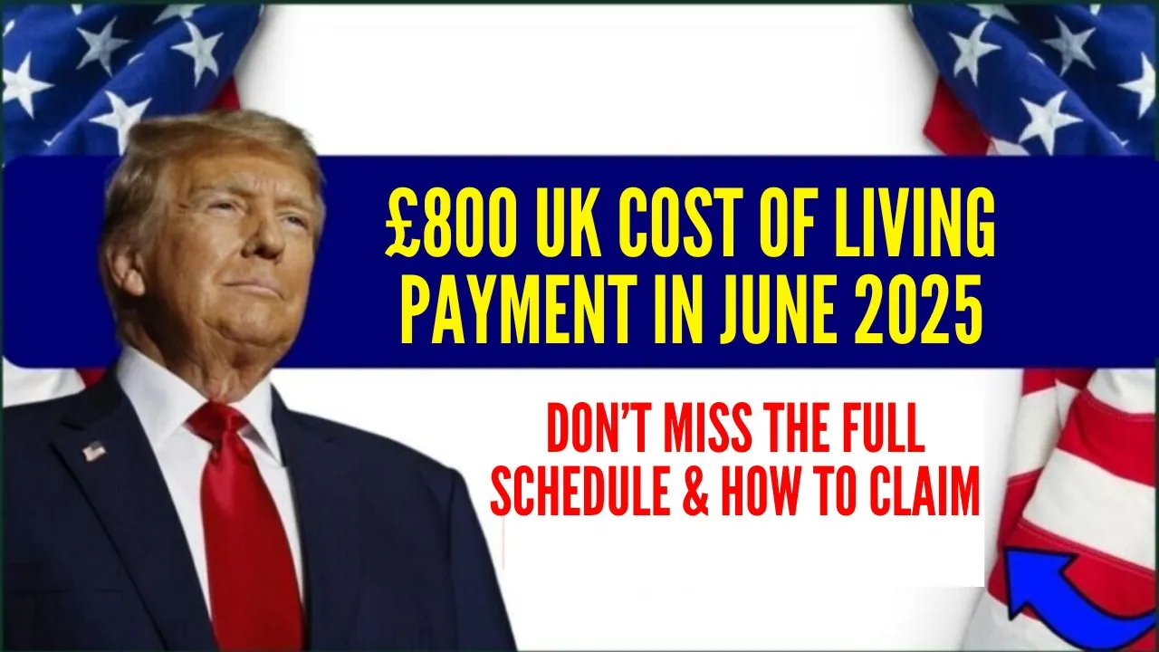 £800 UK Cost of Living Payment
