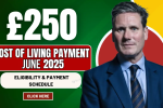 of Living Payment in June 2025