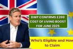DWP £200 Cost of Living Boost