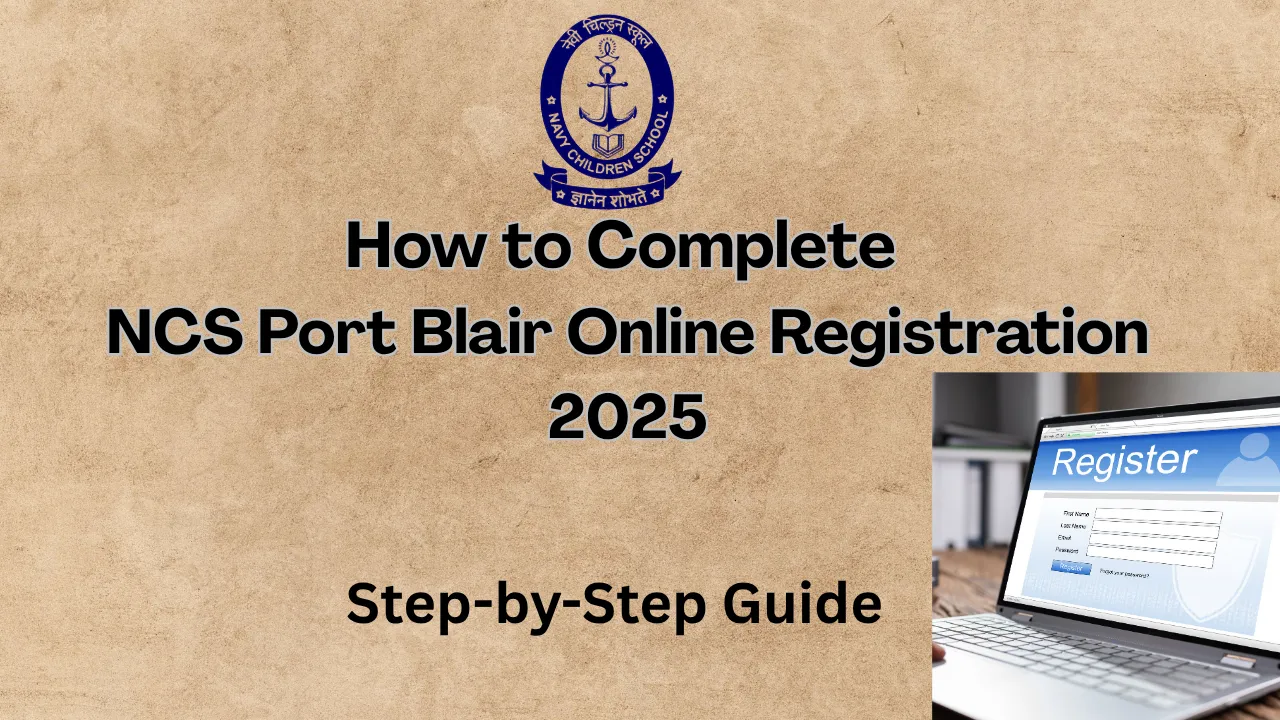 NCS Port Blair Online Registration 2025