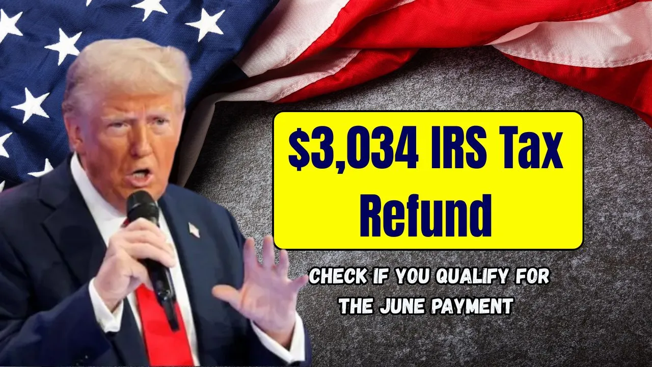 $3034 IRS Tax Refund