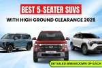 Best 5‑Seater SUVs with High Ground Clearance 2025
