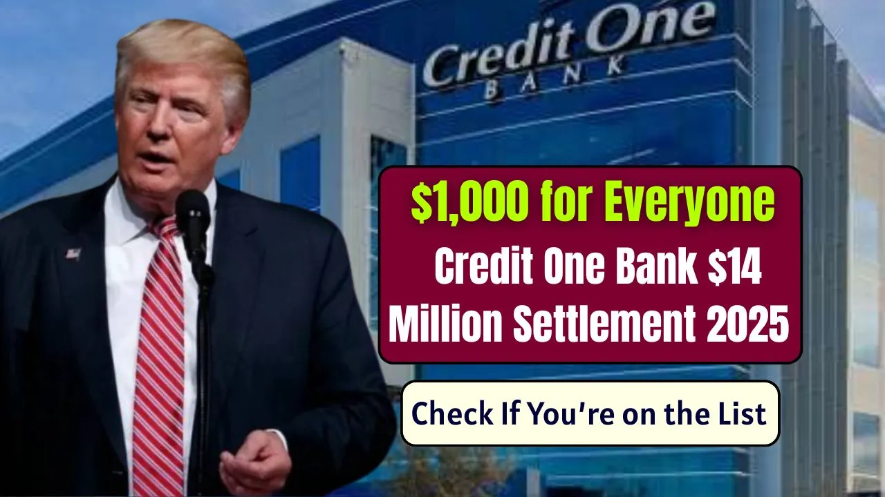 Credit One Bank Settlement 2025