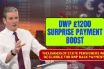 DWP £1200 Surprise Payment