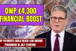 DWP £4300 Financial Boost