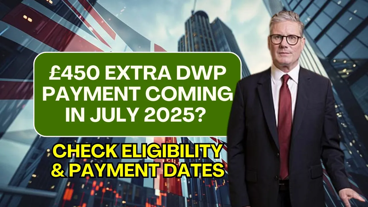 July 2025 DWP £450 payment